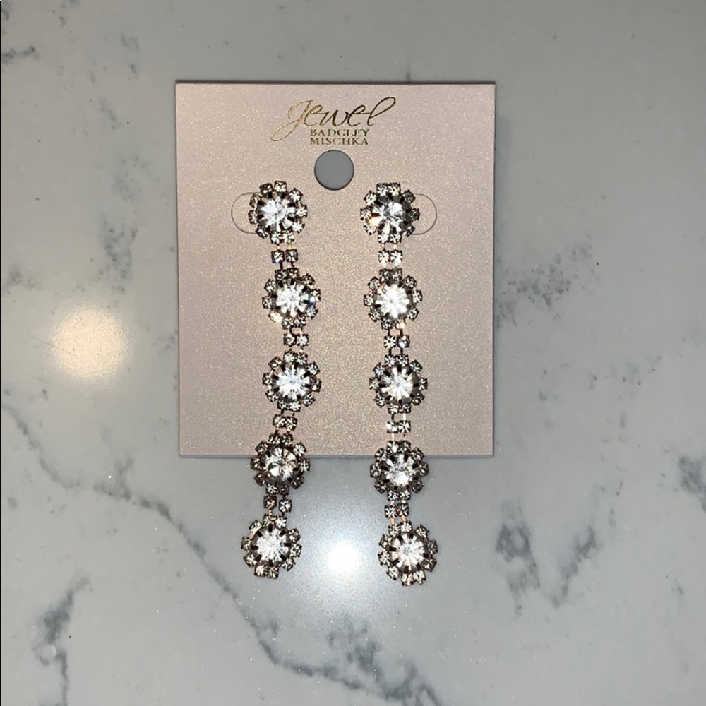 Badley Mischka Long Earrings